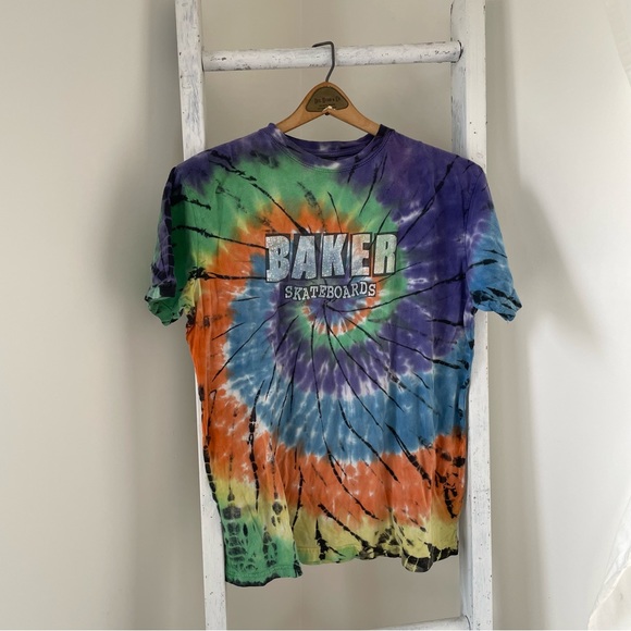 Baker skateboards tie-dye t-shirt - Picture 1 of 4